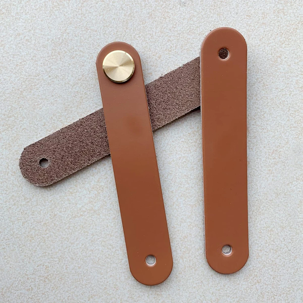 Кожаные ручки 6 4X2 5 см ручной работы