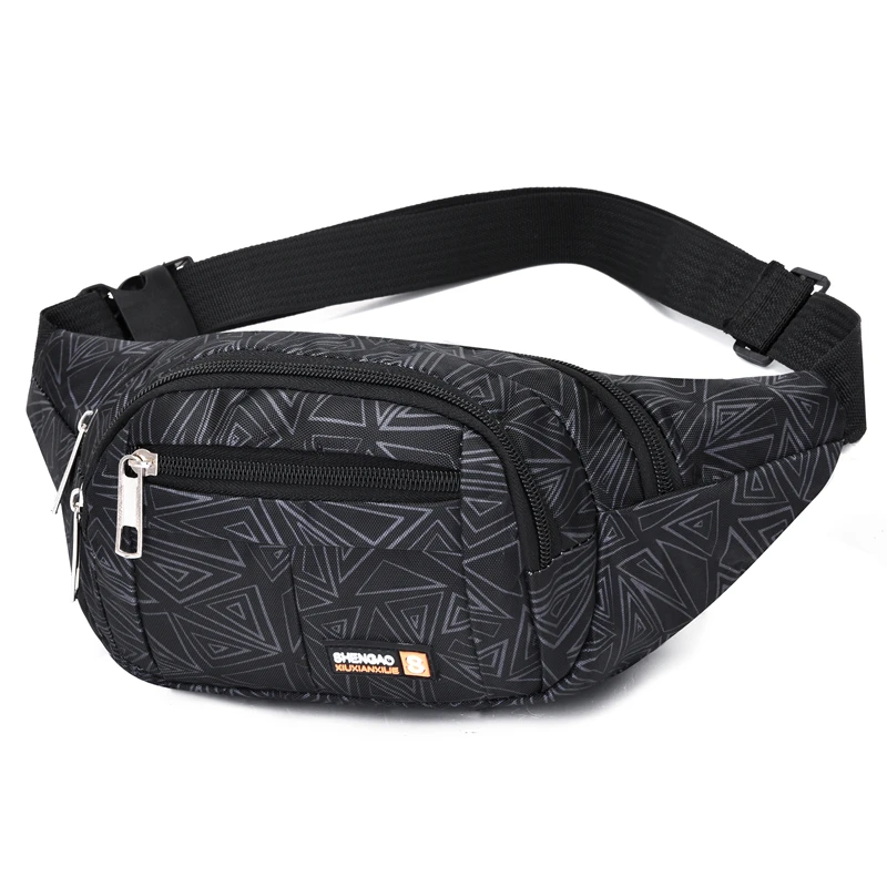 

Bag Outdoor Zip Pouch Oxford Waist Belt Waterproof Running Waist Bag Chest Cloth Fanny Phone Mobile Bag Pack Bum Bag Jogging