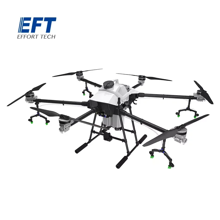 

EFT G626 26L/KG Six Axis Agricultural Spraying Plant Protection Machine Drone UAV Frame With Hobbywing X9 Plus Power System