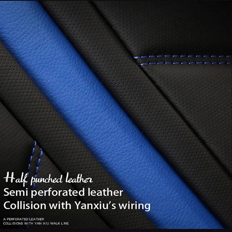 Универсальные кожаные чехлы для автомобильных сидений Аксессуары автомобилей