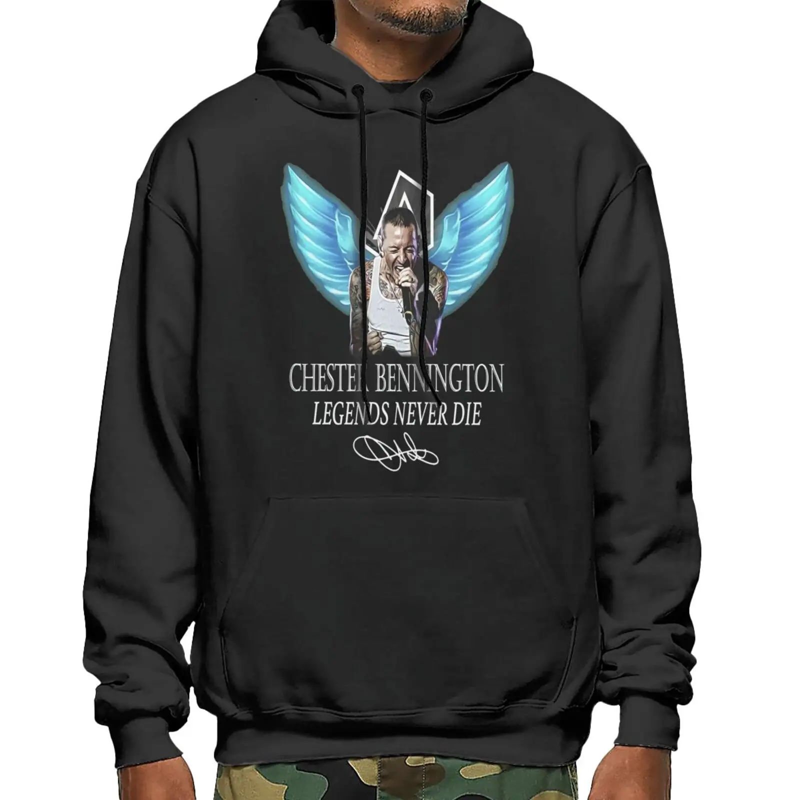 

Chester Bennington Legends Never Die Hoodie Tracksuit Hoodie Men Women's Sweatshirt Hoodies Women Hoodies Men Sweatshirt Anime