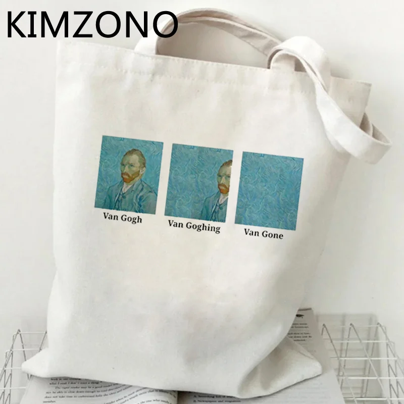 

Сумка для покупок Van Gogh, продуктовая сумка из искусственного хлопка, пользовательские