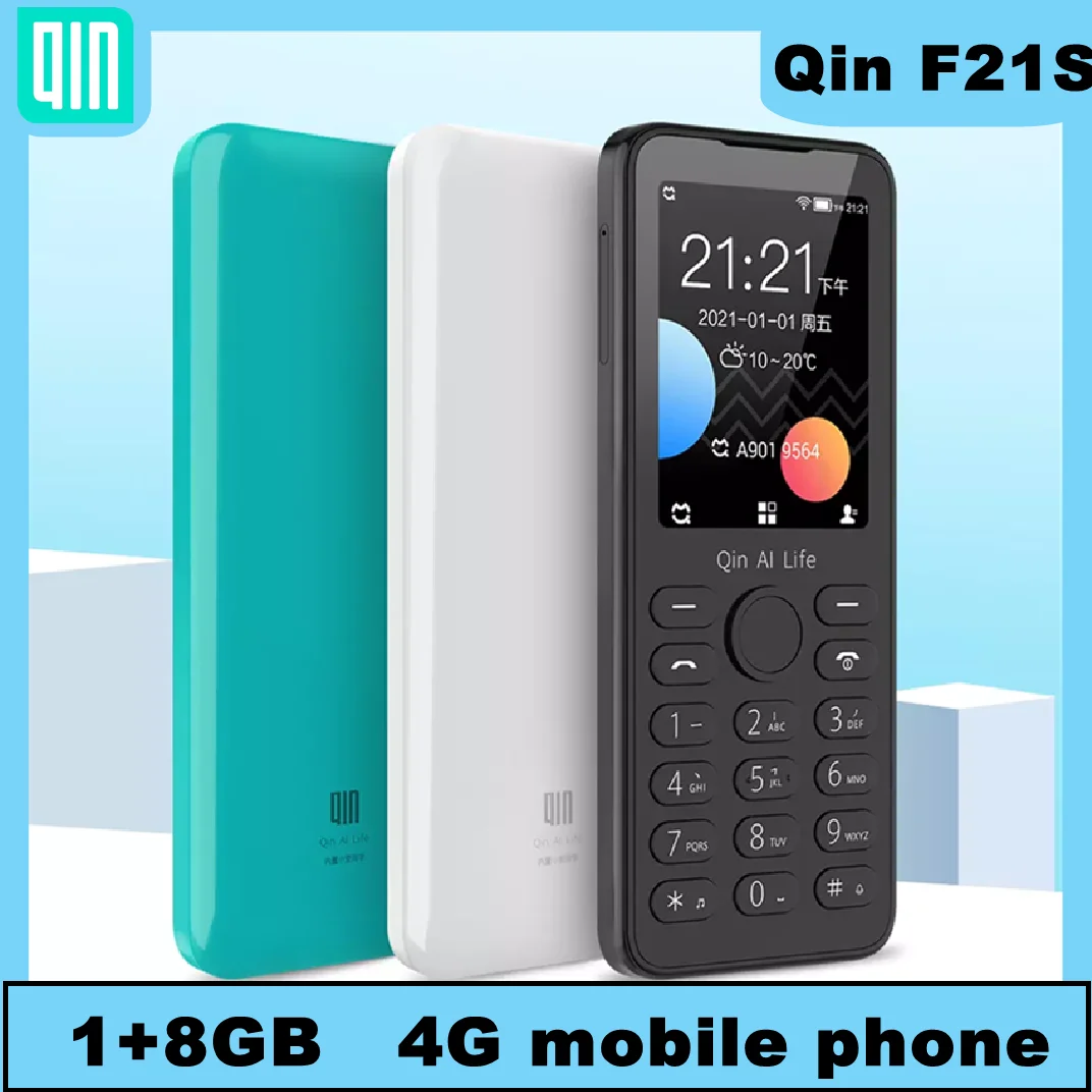 Qin F21S Mobile Phone VoLTE 4G Network Wifi 2.4 Inch BT 4.2 Infrared Remote Control GPS