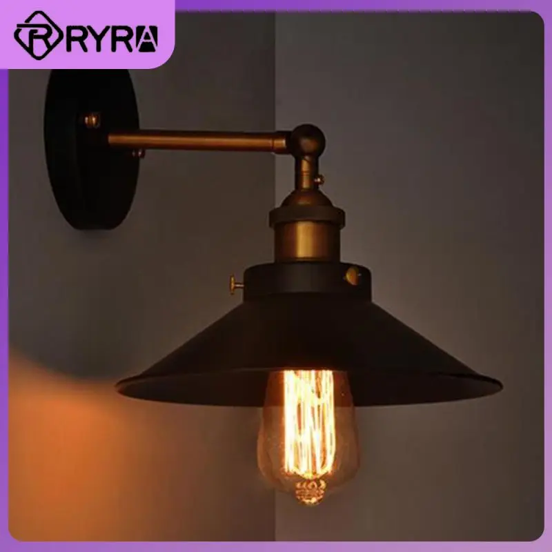 

Vintage Retro Loft Pendant Wall Lamp Bracket Industrial Wall Mount Lamp Umbrella Holder For Restaurant Dining Room Cafe Bar
