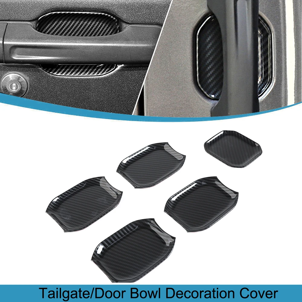 

Car Tailgate Outer Door Bowl Decoration Cover for Jeep Wrangler JL 2018 2019 2020 2021 2022 2023 2/4-Doors External Accessories