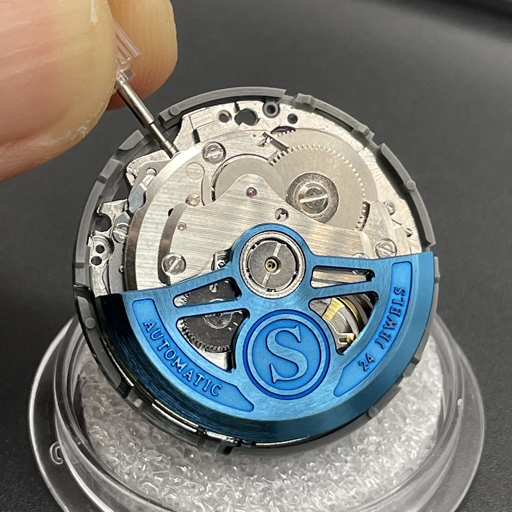 New Japan NH38A WATCH Mechanical Movement Modify Rotors Hammer 24 Jewels Mechanism Replacement Stainless Steel Accessories enlarge