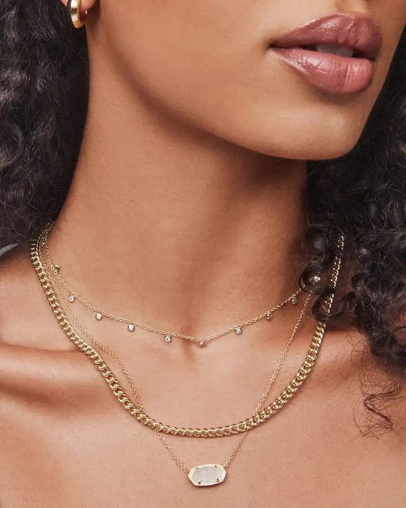

HESHI Elisa Necklace Layering Set in Gold