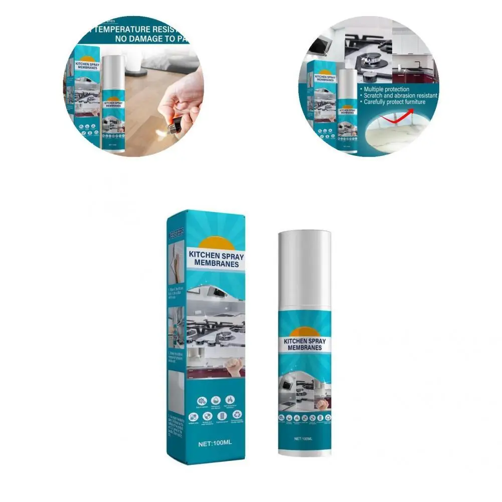 

Компактный практичный спрей для удаления пятен с жира быстрого действия, 100 мл, мягкие формулы, водостойкий спрей для кухни