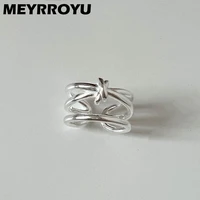 meyrroyu hollow geometric knot design open cuff finger rings for women girl fashion jewelry party friend gift %d0%ba%d0%be%d0%bb%d1%8c%d1%86%d0%be %d0%b6%d0%b5%d0%bd%d1%81%d0%ba%d0%be%d0%b5