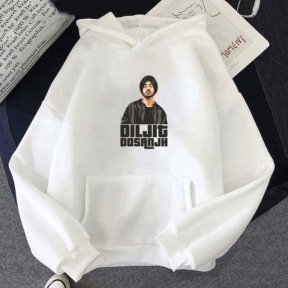 

Diljit Dosanjh Hoodies Indian Rapper Sweatshirts Unisex Harajuku Casual Mens Women Y2k Clothes Kpop Clothes Vintage Long Sleeve