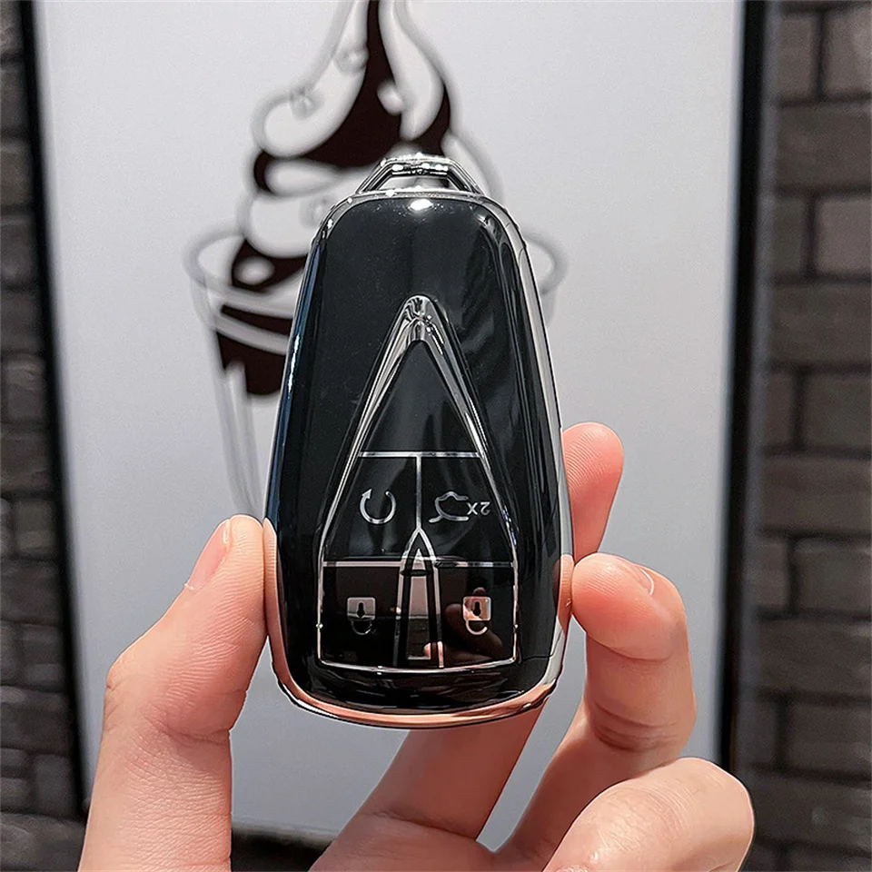 

Чехол для автомобильного ключа, чехол для Changan CS35PLUS CS55PLUS CS75PLUS 2019, защитный чехол для ключей, аксессуары, держатель для ключей, оболочка, Стайлинг автомобиля