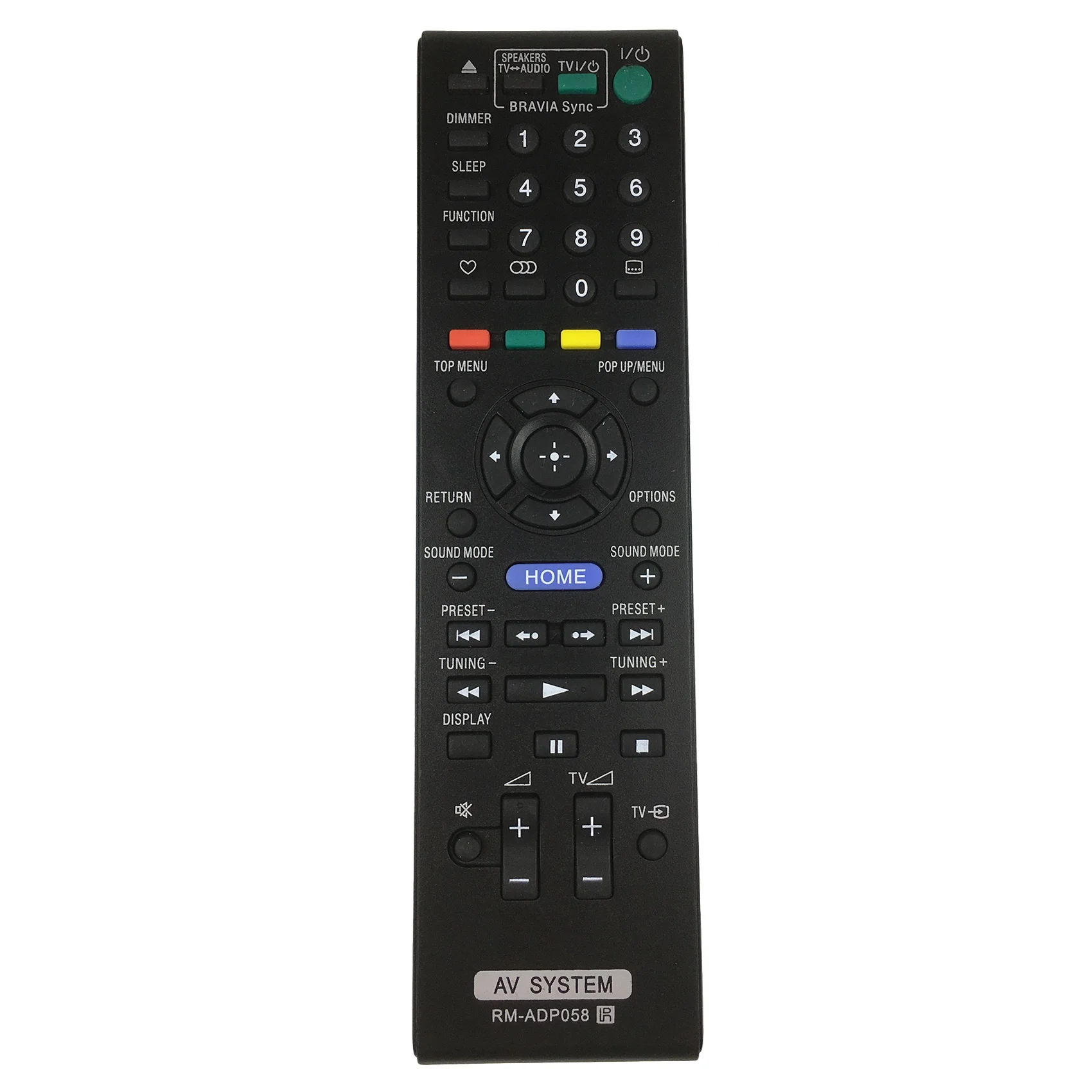 

RM-ADP058 Remote Control for Sony Home Theater Blu-Ray Remote Control BDV-E280 BDV-E380 Remote
