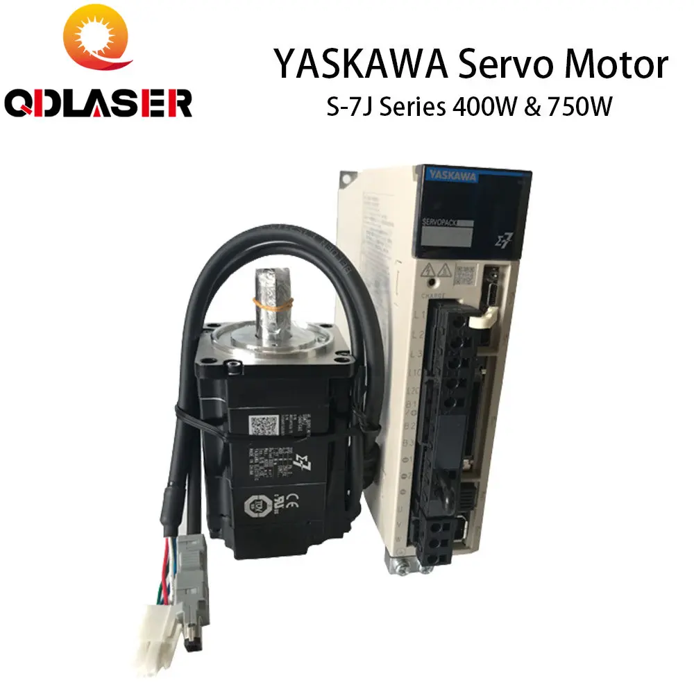 

QDLASER YASKAWA Servo Motor S-7J Series Motor Driver SGM7J+SGD7S 400W & 750W