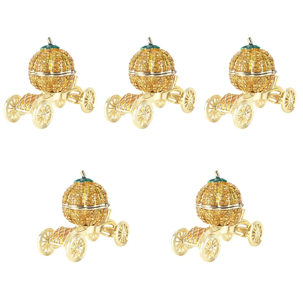 

Box Pumpkin Ring Storage Carriage Container Car Proposal Sala Para Decorativos Jarrones Decorative Necklace Figurine Jewellery