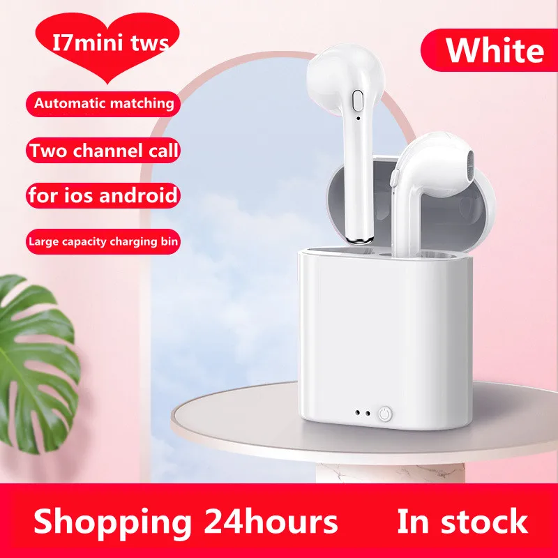 

I7mini TWS беспроводные наушники-вкладыши 5,0 наушники спортивные наушники-вкладыши гарнитура с Bluetooth для телефона Xiaomi Samsung Huawei iphone