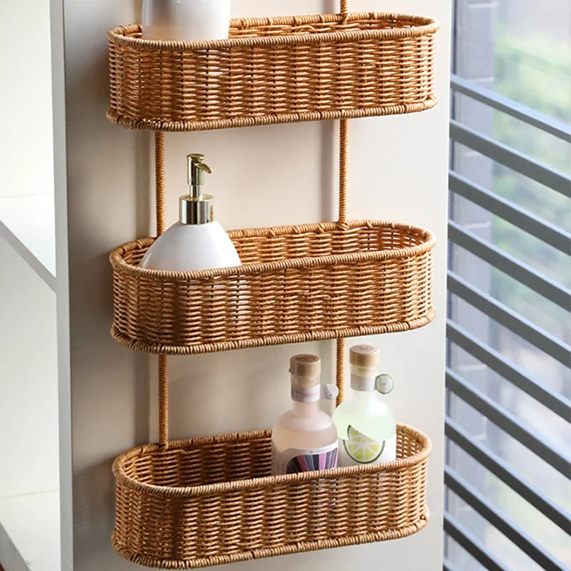 Тканый органайзер от Rotang с глиняным основанием для кухни ванной комнаты