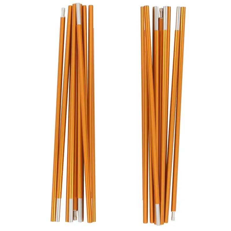 

2Pcs/Set Hot Outdoor Camping Tent Pole Aluminum Alloy Tent Rod Spare Replacement 8.5Mm Tent Support Poles Tent Accessories