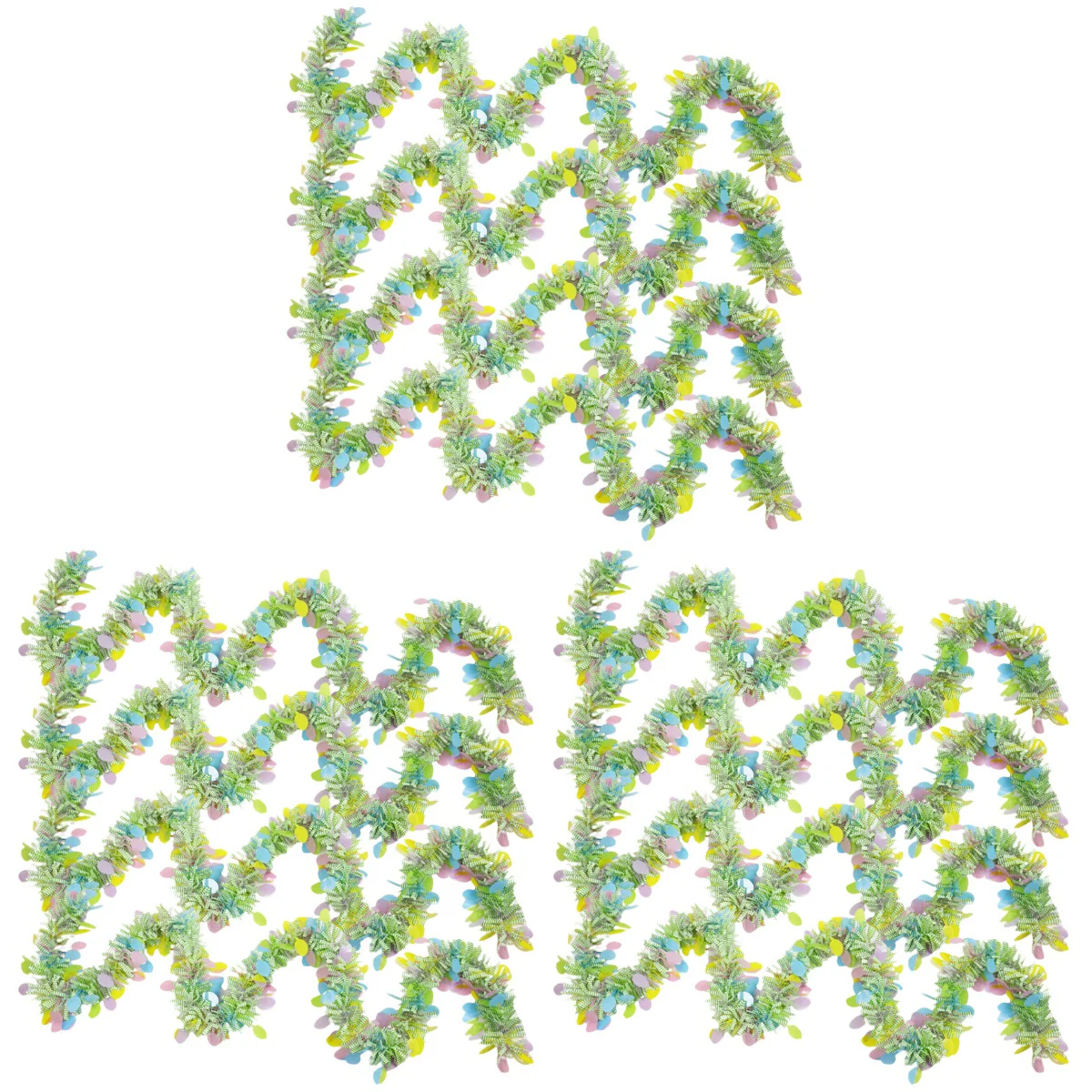 

12 pcs Easter Tinsel Garland Stage Background Decoration Photo Backdrops Prop