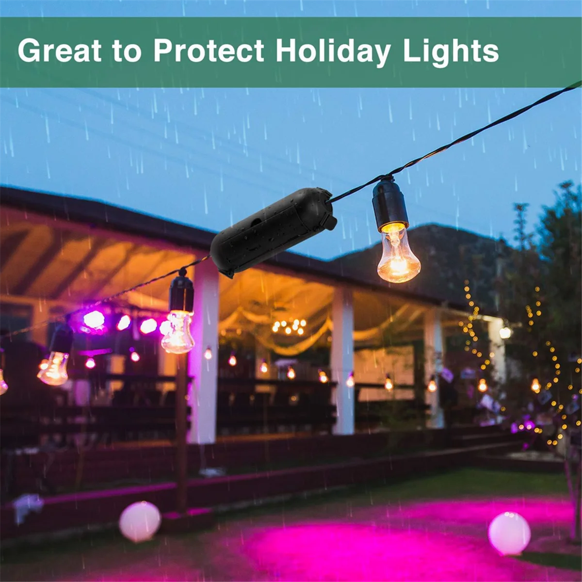 4 шт./упаковка Удлинительный шнур для защиты от атмосферных воздействий