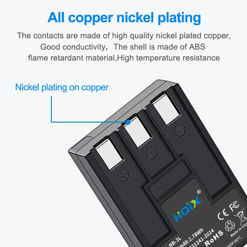 Зарядное устройство HQIX для Canon IXUS I5 SD110 750 IIS700 SD20 PC1060 PC1114 PC1169 IXY DIGITAL L2 30 Камера NB-3L