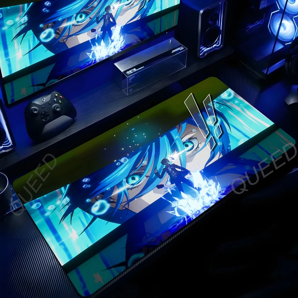 Фото Коврик для мыши Persona 3 Reload в стиле аниме, офисный коврик для ноутбука, игровые аксессуары, нескользящий большой коврик для стола, резиновый коврик XL, коврик для геймеров №5