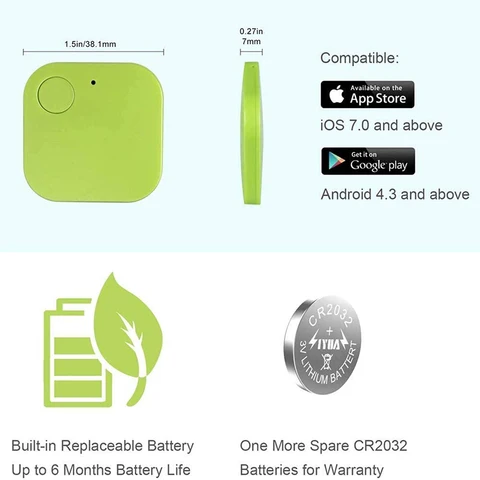 Мини-устройство для отслеживания местоположения, смарт-трекер для детей, Bluetooth трекер для определения местоположения автомобиля, трекер потери