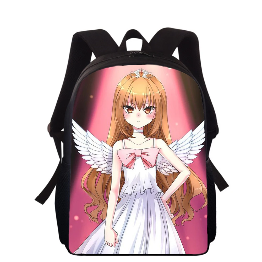 Anime Toradora Aisaka Taiga 15” 3D Print Kids Backpack Primary School Bags for Boys Girls Back Pack Students School Book Bags