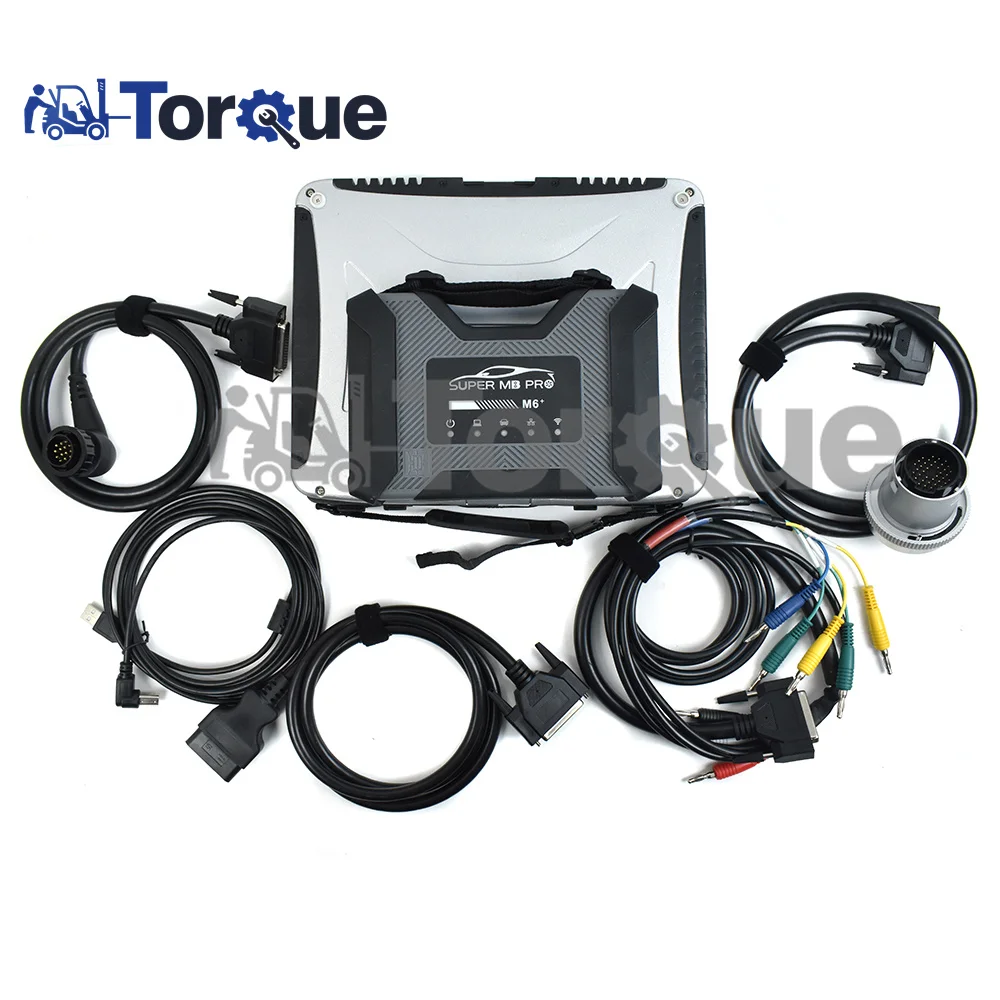 Новинка, диагностика DoIP VCI M6 Super MB Star C6 SD, VCI, все системы, полнофункциональное кодирование, онлайн, оригинал, с ноутбуком CF19