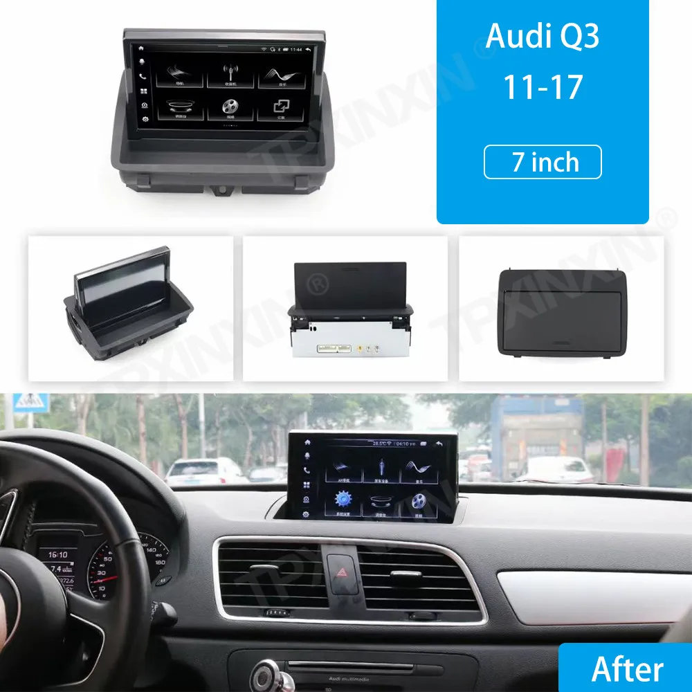 Автомобильный мультимедийный плеер Android 12 для Audi A1 Q3 2010 2011 2012 2013 2014 2015 2016 2017 2018 2019 GPS