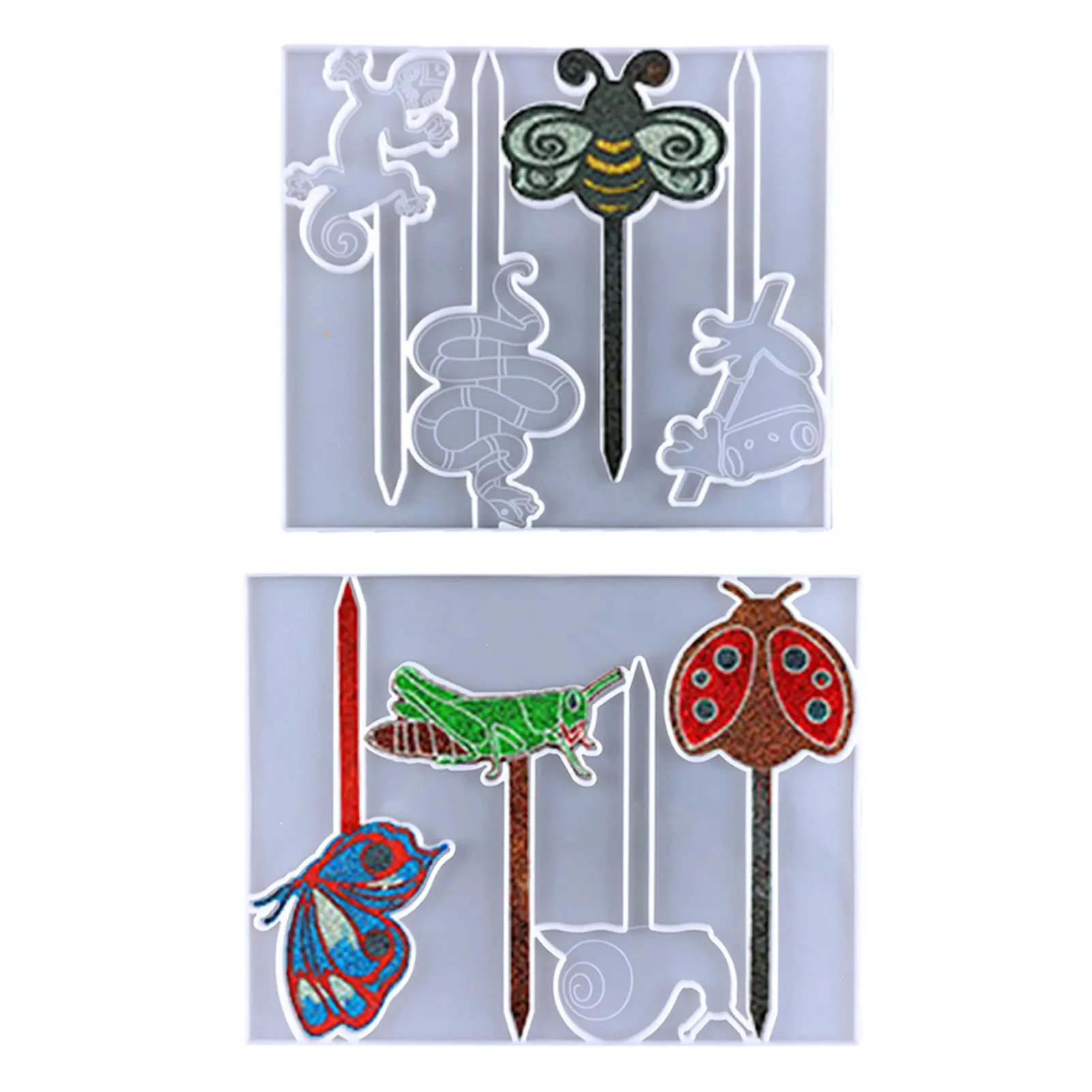 

Plant Tags Silicone Resin Molds Silicone Resin Mold For Gardening Tools Animal Shaped Epoxy Resin Plant Labels Casting Mold