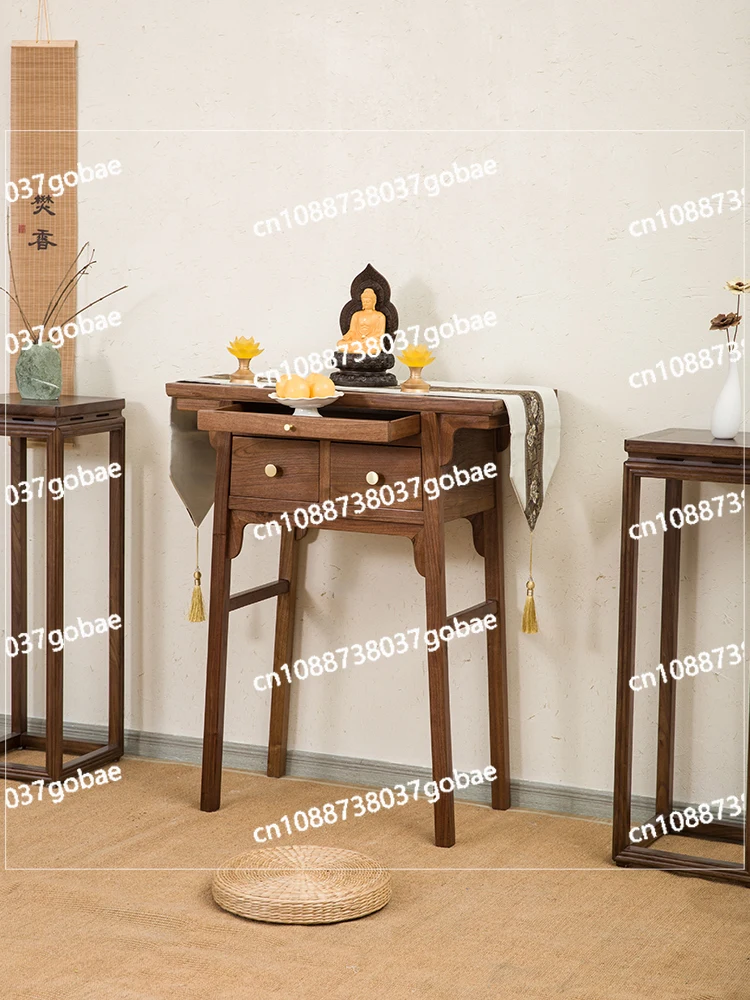 CX новый китайский стиль алтарь из цельного дерева стол для курильницы домашний