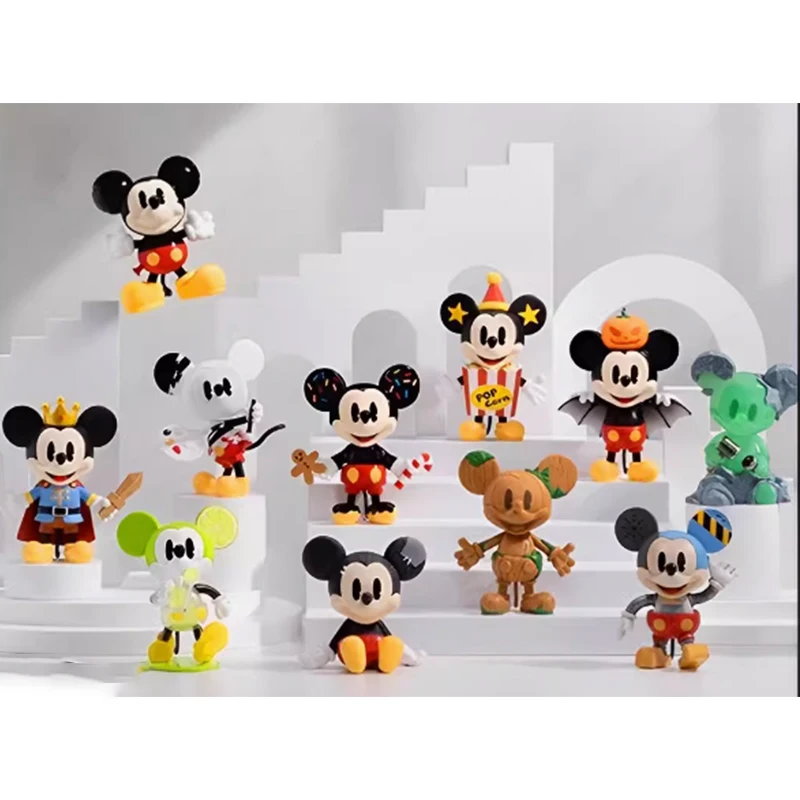 Disney Микки Маус любопытная неограниченная серия реальная Милая Мини-фигурка