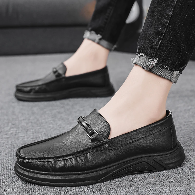 

Fashion Daily Luxury Casual Shoes Men Loafers Luxury Brand Moccasins Male Driver Soft Driving Shoes New Trendy Business Shoes