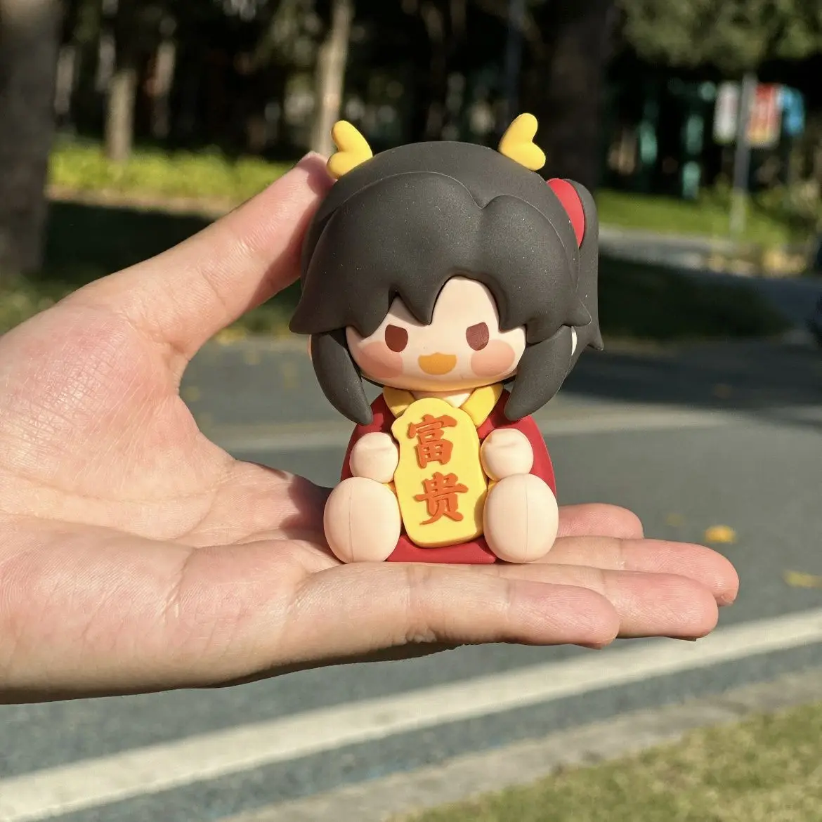 Аниме Tian Guan Ci Fu Safety Series Xie Lian Hua Cheng, милое украшение для рабочего стола, экшн-фигурка, игрушка в подарок (art.: 3920cb0a10b49) - 3920cb0a10b49