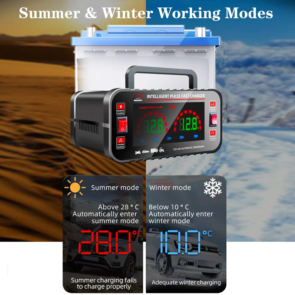 Высокая мощность 12 В/10 А 24 В/5 для свинцово-кислотных AGM гелевых батарей полностью