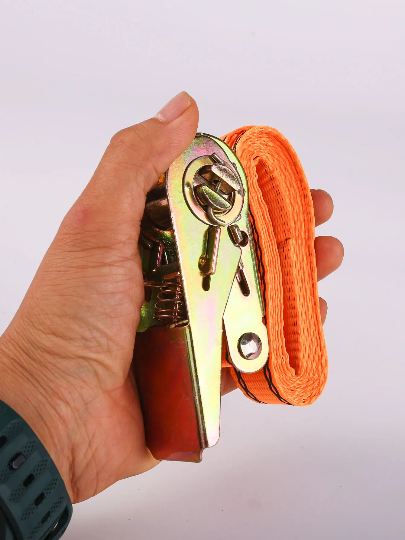 Длинная плоская веревка из полиэстера для буксировки и блокировки грузового