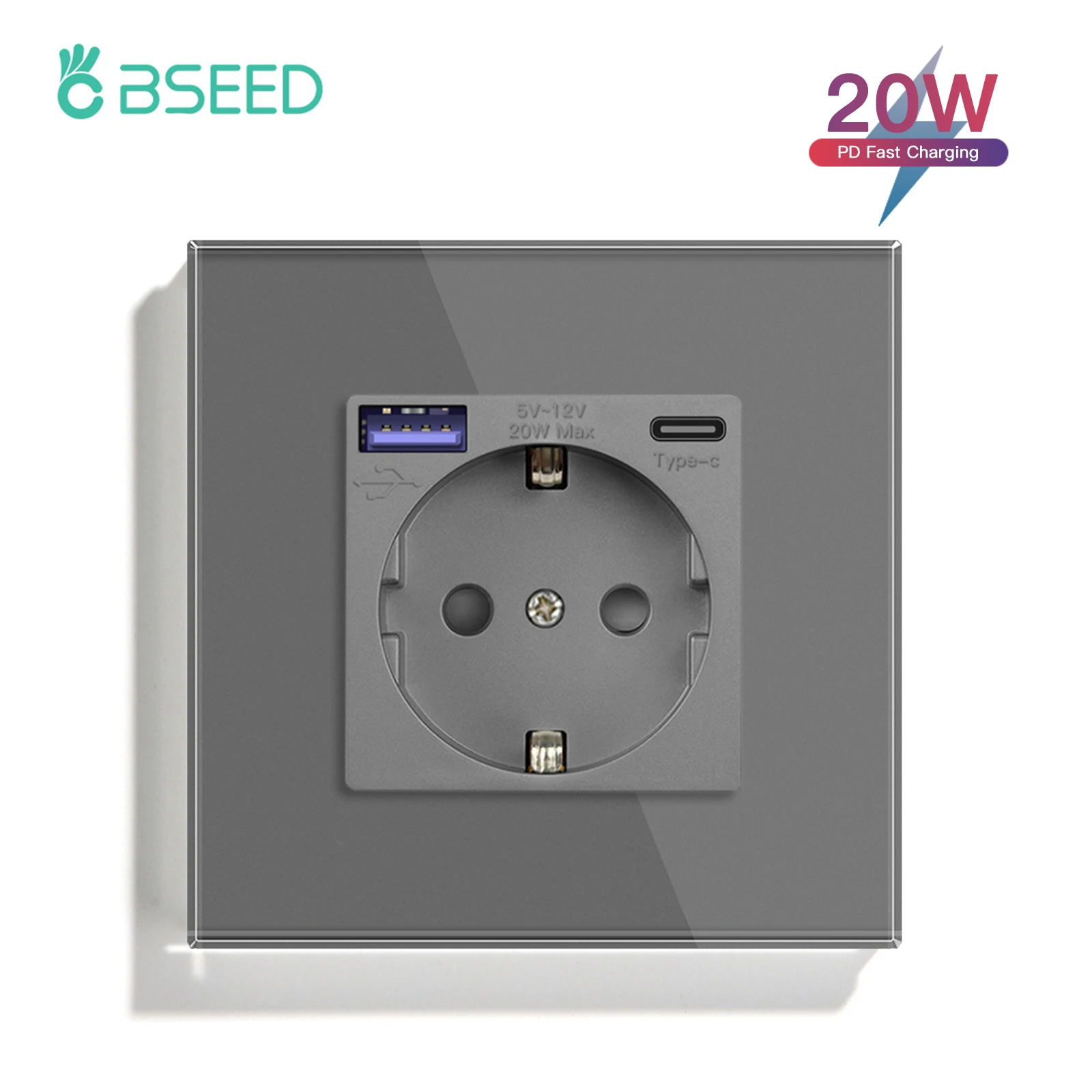 

БСЕЕД Настенная розетка с USB