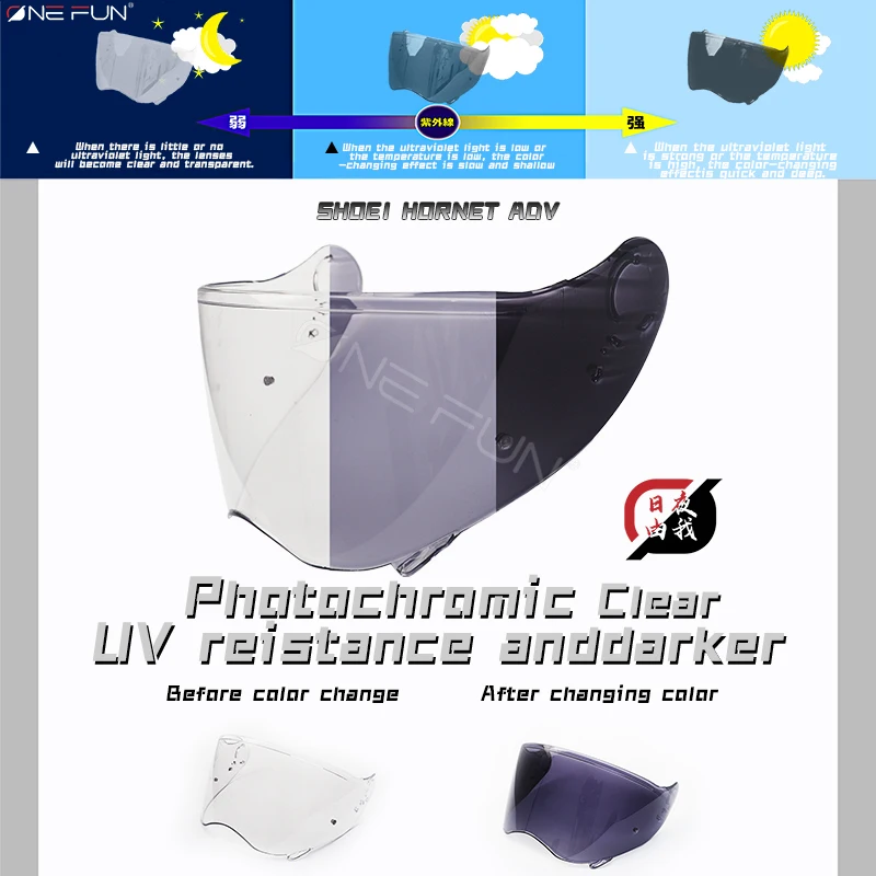 

Козырек CNS-2 для SHOEI HORNET ADV, фотохромные/цветные линзы серии TC, УФ-аксессуары для мотоциклов, внедорожных приключений