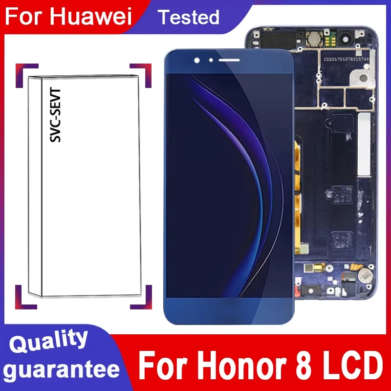 Протестированный сменный дисплей 5 2 дюйма с рамкой для Huawei Honor 8 ЖК-дисплей