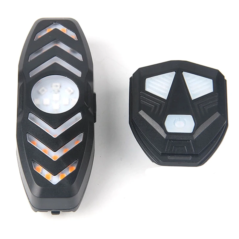 

Bicycle Tail Rear Light Wireless Remote Control Turn Signal Bike Tail Light Waterproof USB Charging Cycling Taillight