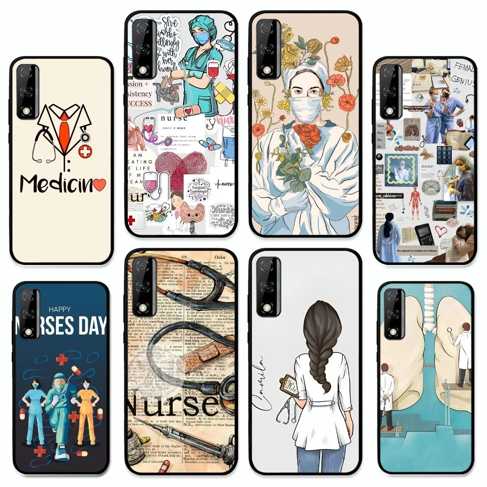 Чехол для телефона с медицинской медсестрой Huawei Y9 6 7 5 Prime Enjoy 7s 8 Plus 7a 9e 9plus 8E Lite Psmart