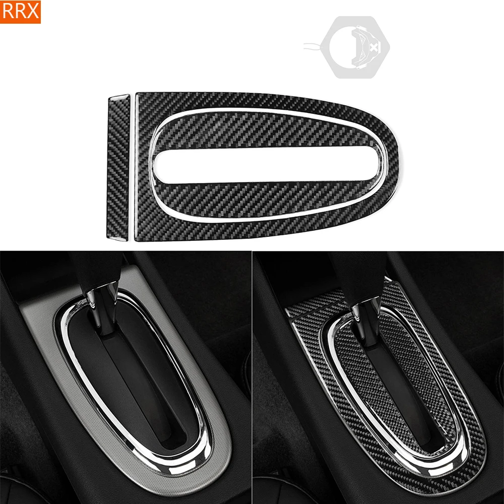 

For Chevrolet Impala 2006-2013 Transmission Stick Shift Gear Panel Set Cover Real Carbon Fiber Stickers Car Interior Accessories