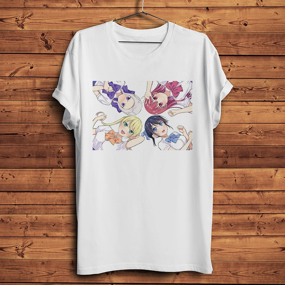 

Kawaii Waifu Girlfriend Minase Nagisa Saki Saki Rika Funny Anime Tshirt Unisex White T Shirt Men Otaku Tee Kanojo Mo Kanojo