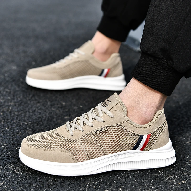 

Hot Sale Tennis Shoes for Men Breathable Lightweight Running Shoes Fashion Casual Sneakers Outdoor Sport Shoe Lace Up Trainers