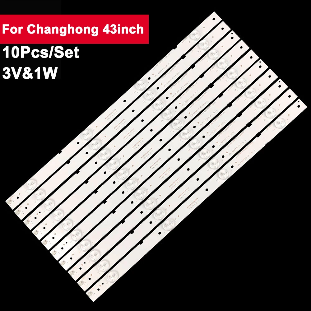

Лента для подсветки телевизора Changhong 43 дюйма xrk430a16 _ rev02 _ 4LED 43D2060 43u1 43n1 43A1u 43c1u 43u3c 43D3700 43D20 43D2000, 417 мм, 3 в