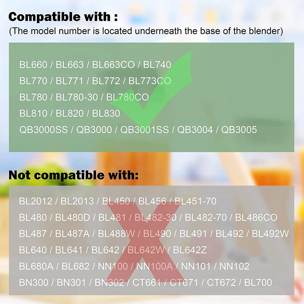 Чашки и лопасти блендера 16 унций в сборе запасные части для Ninja BL770 BL771 BL772 BL740 BL780