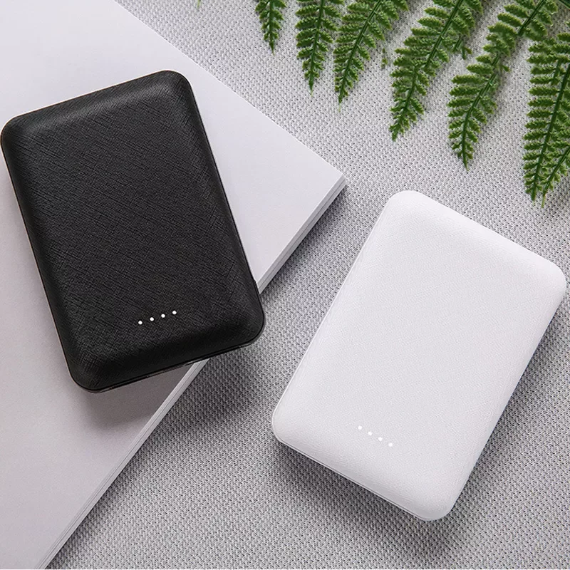 

10000mAh Dual USB 5V 2A Mini Power Bank 10000mAh 18650 Batteries Portable Fast Charger For Xiaomi bateria externa Powerbank