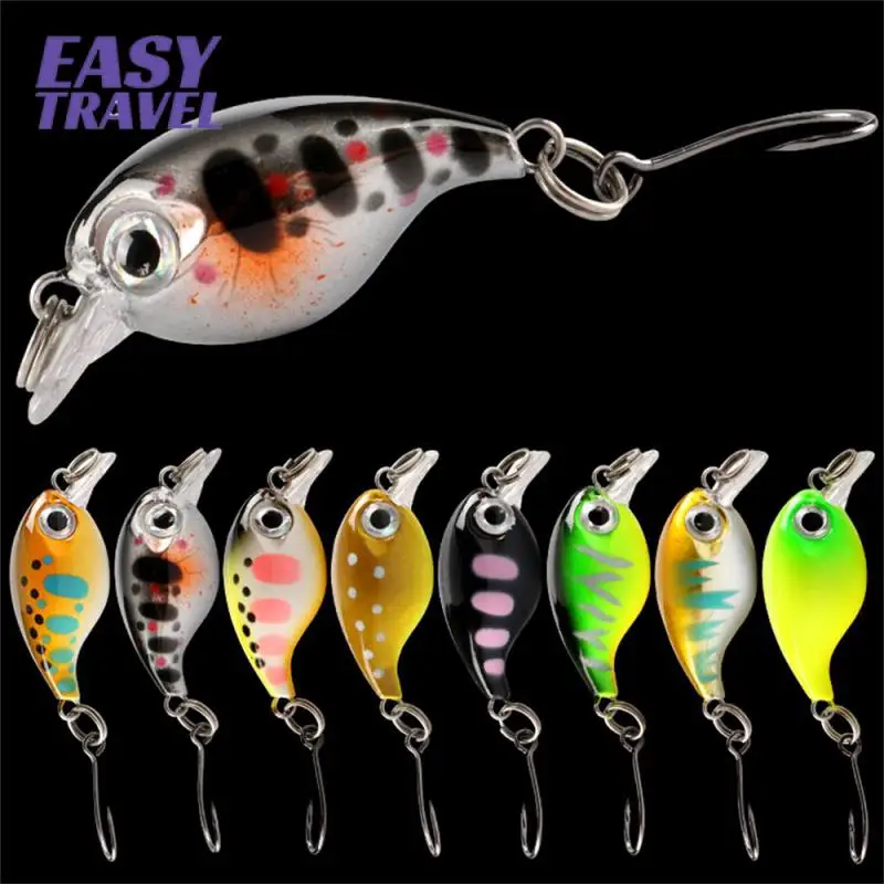 

Built-in Steel Ball Fake Bait Lifelike Fisheye Mini Bionic Bait Floating Mino Fat Luya Bait Fishing Accessories Hook Sharp 2.1g