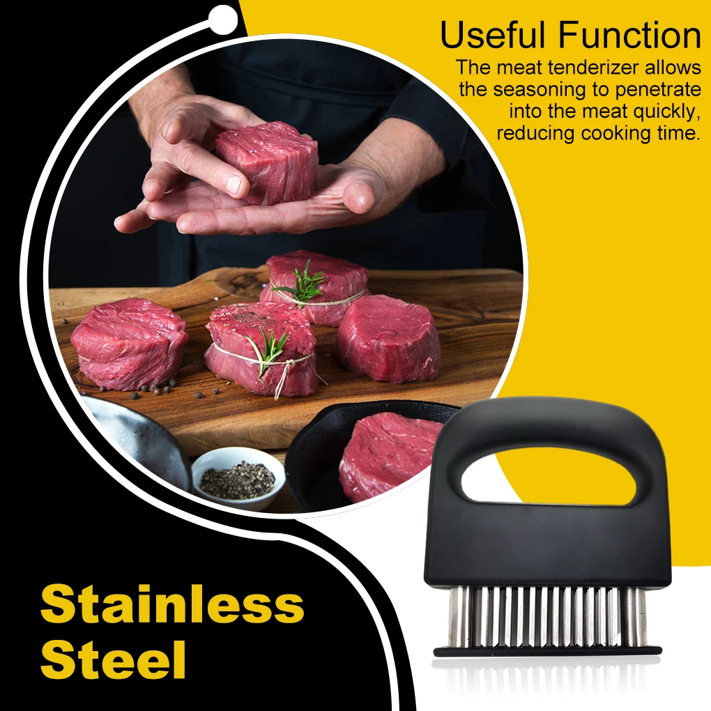 

Meat Tenderizer Steak Hammer Stainless Steel Beaf Chicken Pounder Cooking for Kitchen Softener Gadgets BBQ Accessory