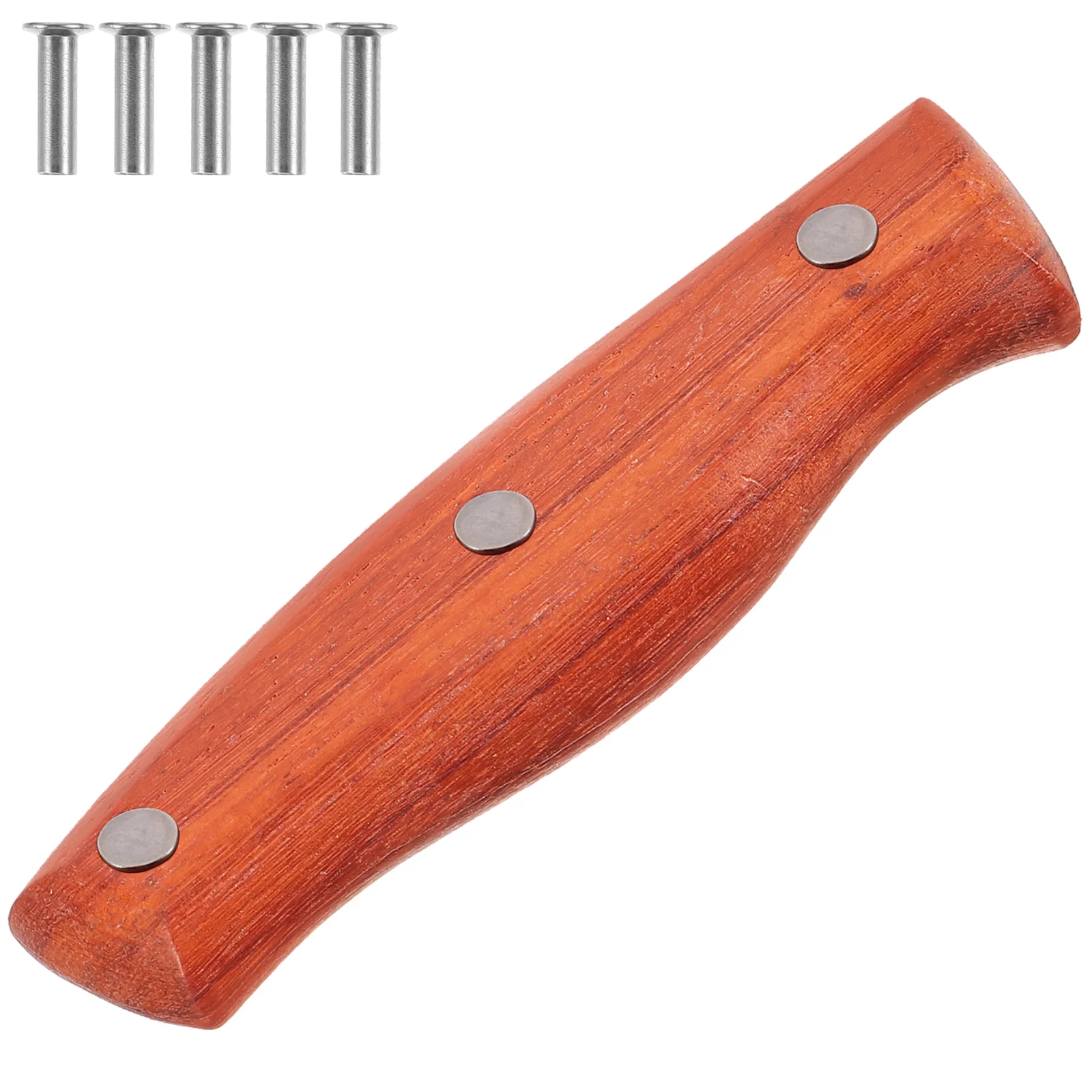 

2 Pcs Handle Knife Making Supplies Wooden Replacement Manual Kitchen Handles Home Repair